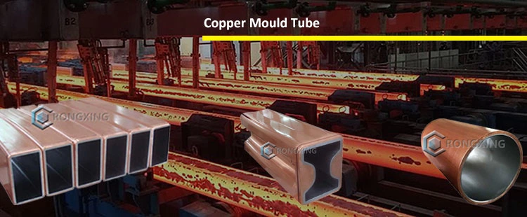 130X130mm Copper Mold Tube Crystallizer Copper Mould Tube for Continuous Casting Machine